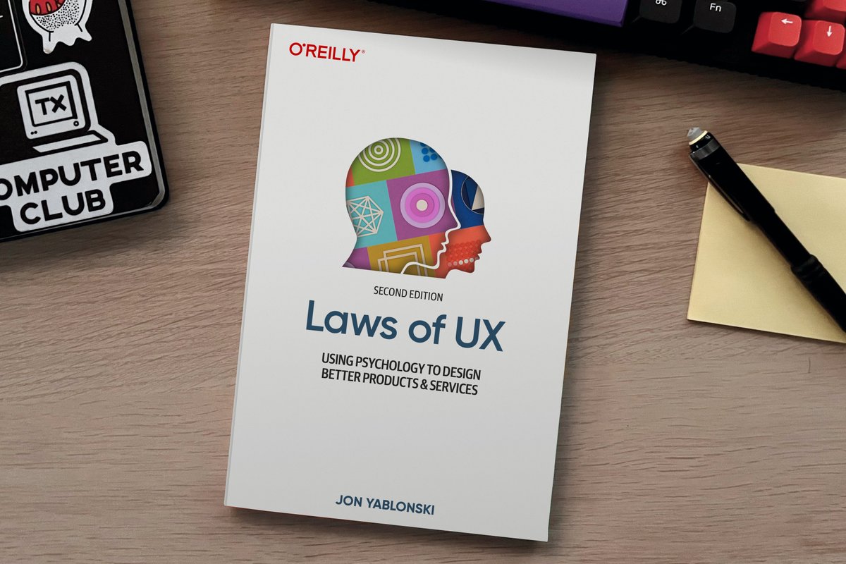 📢 I’m excited to announce the 2nd edition of Laws of UX: Using Psychology to Design Better Products &amp; Services! I’ve been quietly working on this project and today I'm happy to share that it's now available for pre-order.