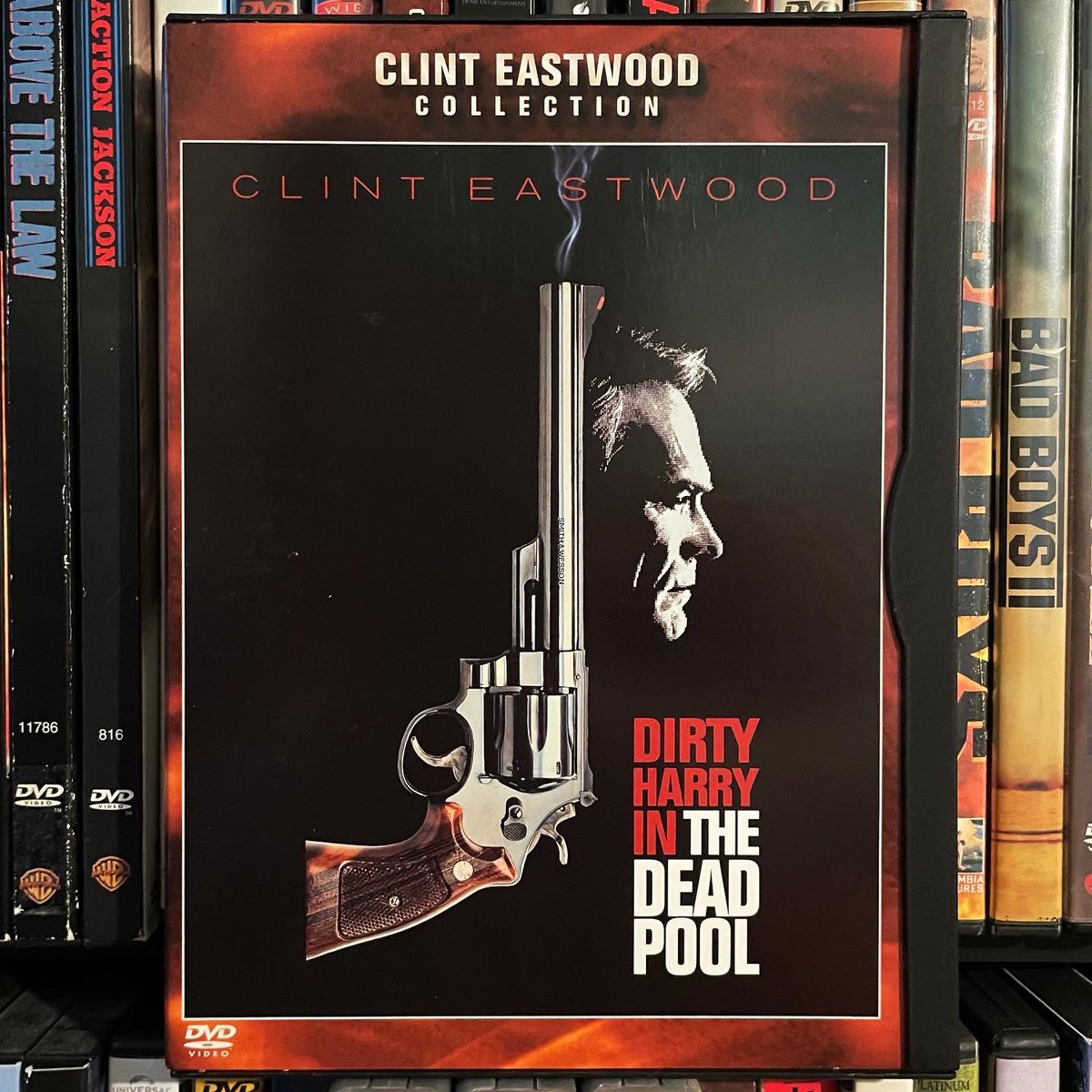 FirkensteinFilm's tweet image. “I’ll kick your ass so hard you’ll have to unbutton your collar to shit”
#thedeadpool #1988movie #80scinema #buddyvanhorn #clinteastwood #liamneeson #patriciaclarkson #evankim #jimcarrey #laloschiffrin #dvd