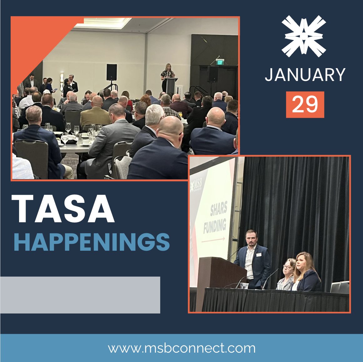 During MSB's initial days at TASA, we had the opportunity to engage with Superintendents, CFOs, and school leaders throughout Texas concerning the future of the SHARS program.