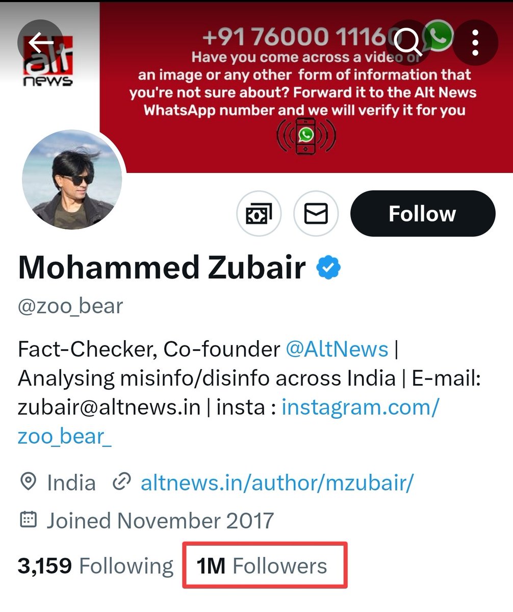 zoo_bear's tweet photo. 1 MILLION FOLLOWERS THANK YOU SO MUCH EVERYONE ❤️
It was @free_thinker and @samjawed65 who forced me to join twitter in 2017. 😄 https://t.co/jNm3g3gfYL