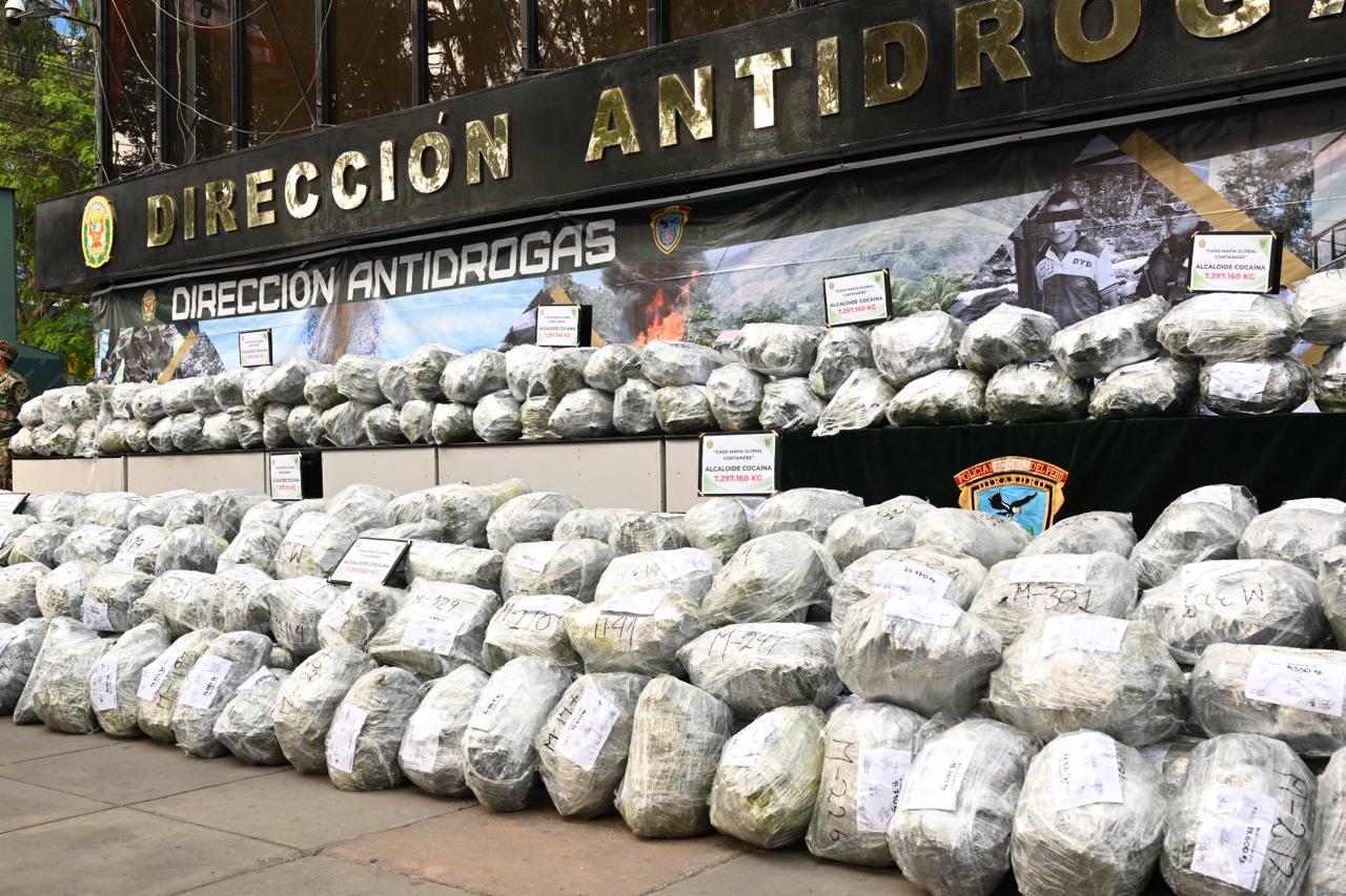 Golpe al narcotráfico: la droga decomisada llega a 7,297.16 kilos de alcaloide de cocaína (Foto: Sunat)