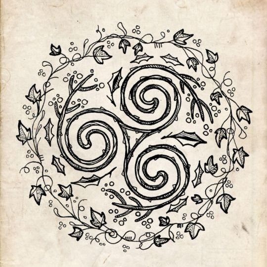 CaminoAquelarre's tweet photo. Los druidas están en los mitos irlandeses desde el principio de los tiempos. Druidas que solían venir en grupos de tres. Y es que las tríadas son algo archipresente en el antiguo mundo indoeuropeo, especialmente dentro de los celtas. Pero, ¿qué representan? ¿Qué sentido tienen? https://t.co/3iAGm2mPjZ