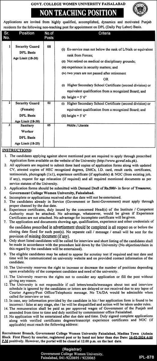 jobsbazaarpk's tweet photo. 29 & 30 January 2024 Multiple Advertisements via Jobs Bazaar PK - Daily Jobs in Pakistan (1)
For detail visit:
https://t.co/pGkoof04lJ
#JobsBazaar #jobsearch #jobopportunities #vacancy #todayjobs https://t.co/aeHdZAhD2B