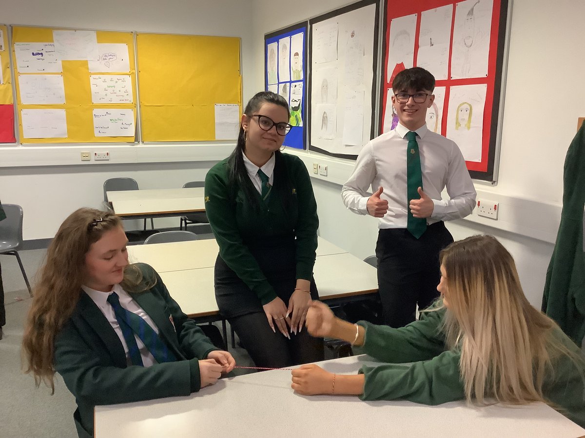 Celebrating languages week Scotland with Romanian classes and friendship bracelets from our talented S6 linguists to our wonderful S3s