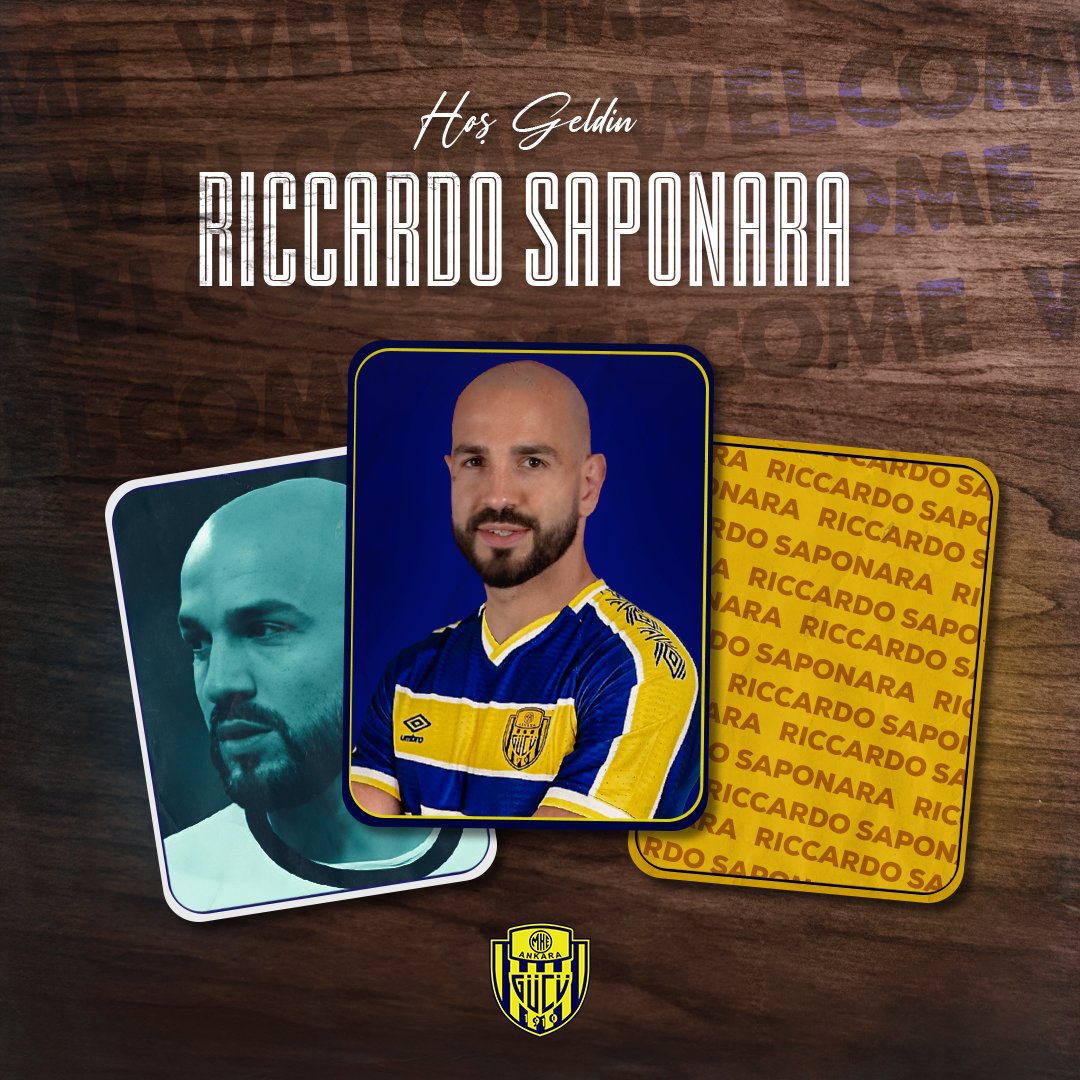 Ankaragucu's tweet photo. 𝓡𝓲𝓬𝓬𝓪𝓻𝓭𝓸 𝓢𝓪𝓹𝓸𝓷𝓪𝓻𝓪

Ankaragücü'müzde! 💛💙 

🔗 https://t.co/HNeB5ePs4W https://t.co/gB9GEkF53h