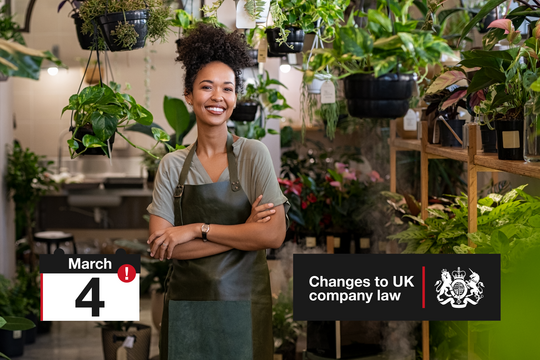We’ve summarised 3 of the changes to help you to prepare:

new rules for registered office addresses
requirement for all companies to supply a registered email address
new lawful purpose statements
Find out what these early changes mean for you.