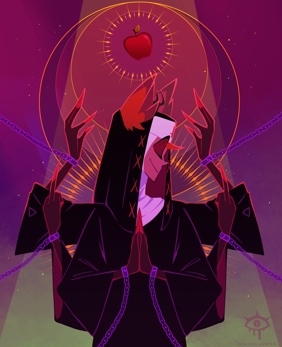 KeeperVisions's tweet photo. Loyalty 🙏🍎⛓️
#HazbinHotel #HazbinHotelAlastor #Alastor https://t.co/kcIvaQw1hm