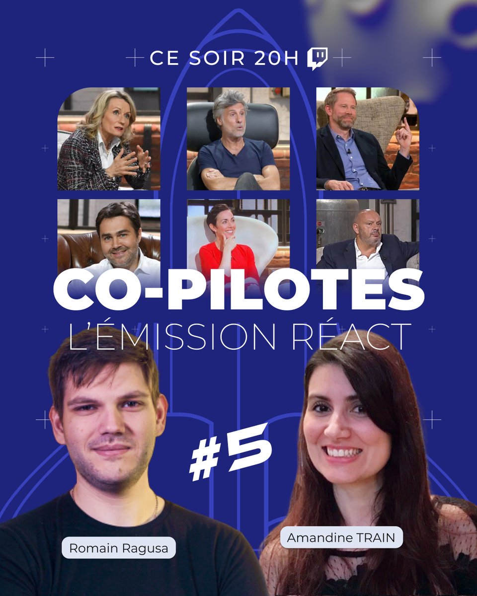 ☄️ Et on remet ça ce soir pour débrief en direct de l'émission : "Qui veut être mon associé ?"
Ce soir je serai en compagnie d'Amandine TRAIN alias Saphir, la paladine !

Prêt à décoller ? 🚀
C'est par ici 🧑🏼‍🚀 twitch.tv/launchr_tv