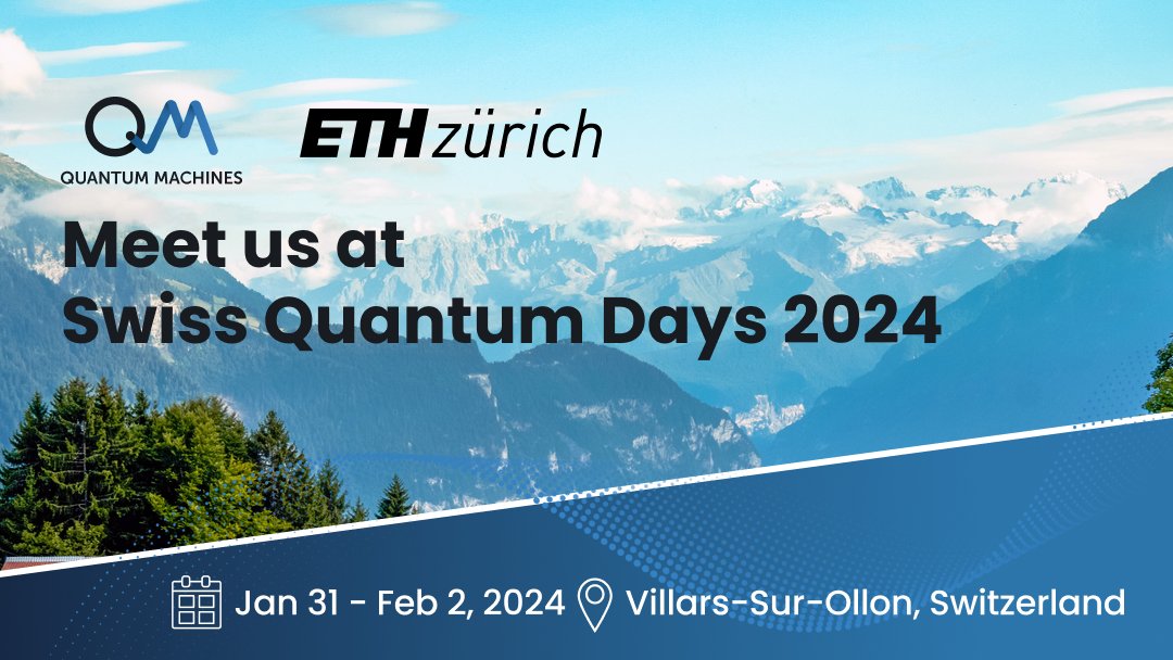 🇨🇭 Attending Swiss Quantum Days 2024 tomorrow? 

💫 Yannick Segal will be there - make sure to chat to him about how to take your #QuantumResearch experiments up a notch using advanced #QuantumControl and #QuantumElectronics solutions.

@ETHQuantumCntr