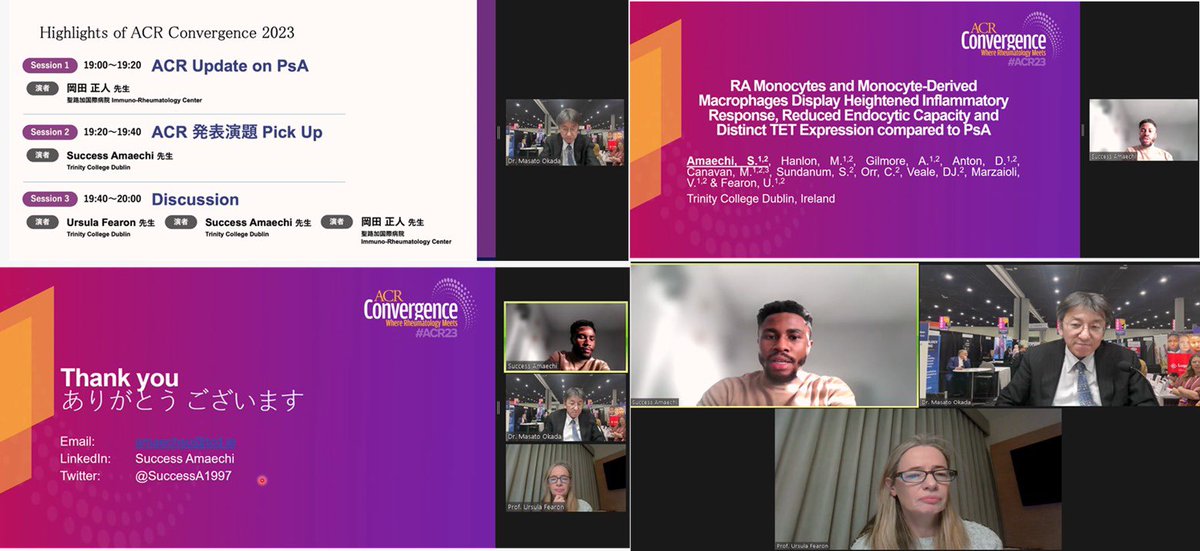 Molecular Rheumatology TCD (@moleculartcd) on Twitter photo Great talks and discussion on clinical implications and pathogenic mechanisms in Psoriatic Arthritis- Japanese ACR highlights. #psoriaticarthritis #monocytes #synovium #arthritis <a href="/CardArthritis/">CARD</a> <a href="/ACRheum/">American College of Rheumatology</a> <a href="/TrinityMed1/">School of Medicine, Trinity College Dublin</a> <a href="/tcdTBSI/">TCD TBSI</a> <a href="/Arthritisie/">Arthritis Ireland</a> Great talks and discussion on clinical implications and pathogenic mechanisms in Psoriatic Arthritis- Japanese ACR highlights. #psoriaticarthritis #monocytes #synovium #arthritis <a href="/CardArthritis/">CARD</a> <a href="/ACRheum/">American College of Rheumatology</a> <a href="/TrinityMed1/">School of Medicine, Trinity College Dublin</a> <a href="/tcdTBSI/">TCD TBSI</a> <a href="/Arthritisie/">Arthritis Ireland</a>