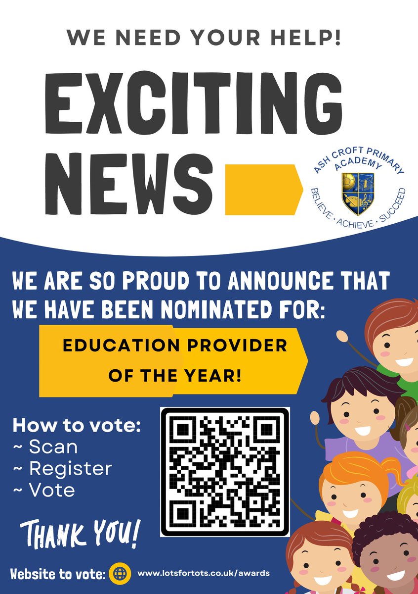 👏 How proud we are! 👏

We're excited to share that we've been nominated for the

'Primary Education Provider of the Year' award.

Voting starts now and we would love it if you could all vote, share and help us to achieve this winning title.

Thank you all!

<a href="/theharmonytrust/">The Harmony Trust</a>
