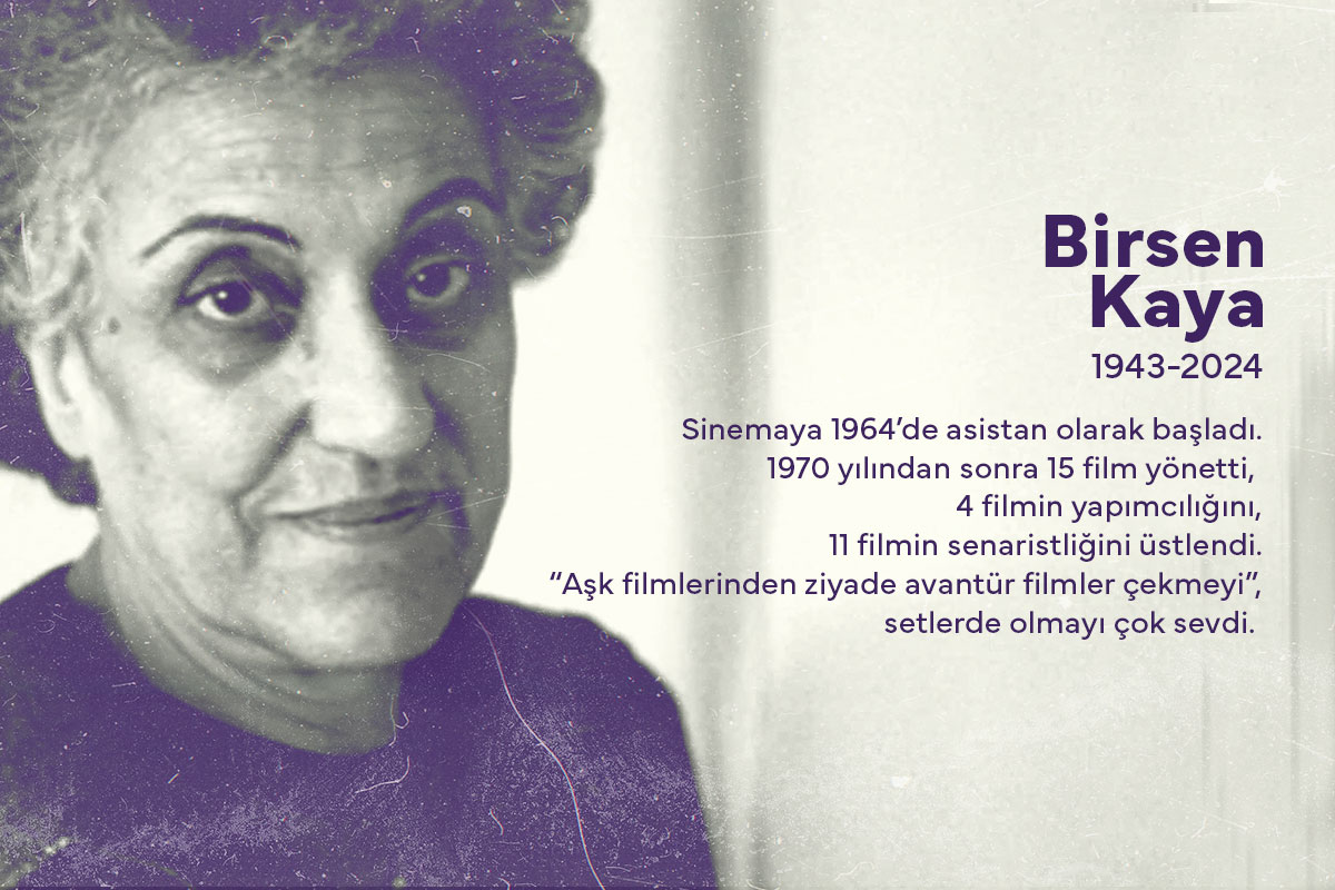 Yolumuzu açan yönetmen, senarist, yapımcı Birsen Kaya, “Aşk filmlerinden ziyade avantür filmler çekmeyi”, setlerde olmayı çok sevdi. #BirsenKaya yıldızlar içinde, sevgiyle, minnetle...