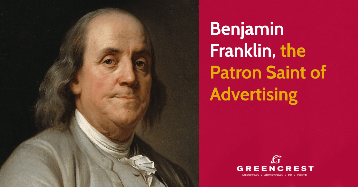GREENCREST's tweet photo. #DidYouKnow that Benjamin Franklin was considered the “Patron Saint of Advertising?” As publisher of The Pennsylvania Gazette, Franklin used paid advertising to bring down the price of the newspaper and used marketing strategies to promote his inventions!
https://t.co/lFKfFHIQGH https://t.co/9LgbOlCE95