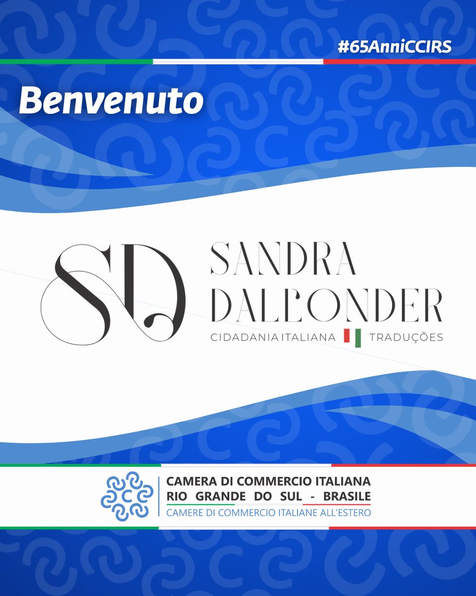 Benvenuta, Sandra Dall’Onder!
A nossa rede de associados conta com mais uma possibilidade para traduções juramentadas e processo de cidadania italiana através de reconhecimento no Brasil ou diretamente na Itália.⁠
Veja mais em nosso perfil ou acesse: instagram.com/dallonder_trad…