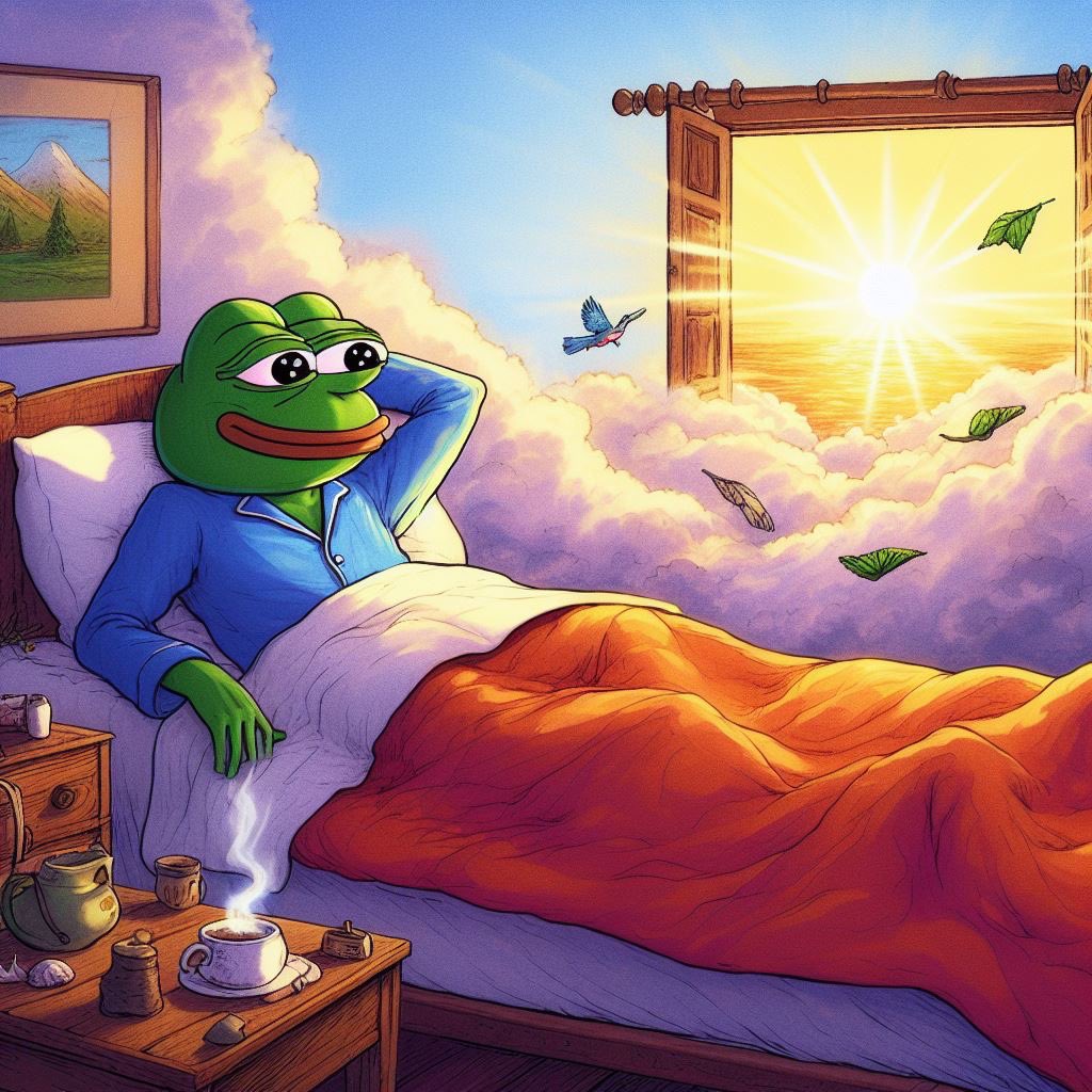 king_pepe69's tweet photo. Good Morning to all my beautiful Pepe’s! ☀️🐸💚 $PEPE

@pepecoineth @SolanaPepecoin https://t.co/u2RdzHbQps