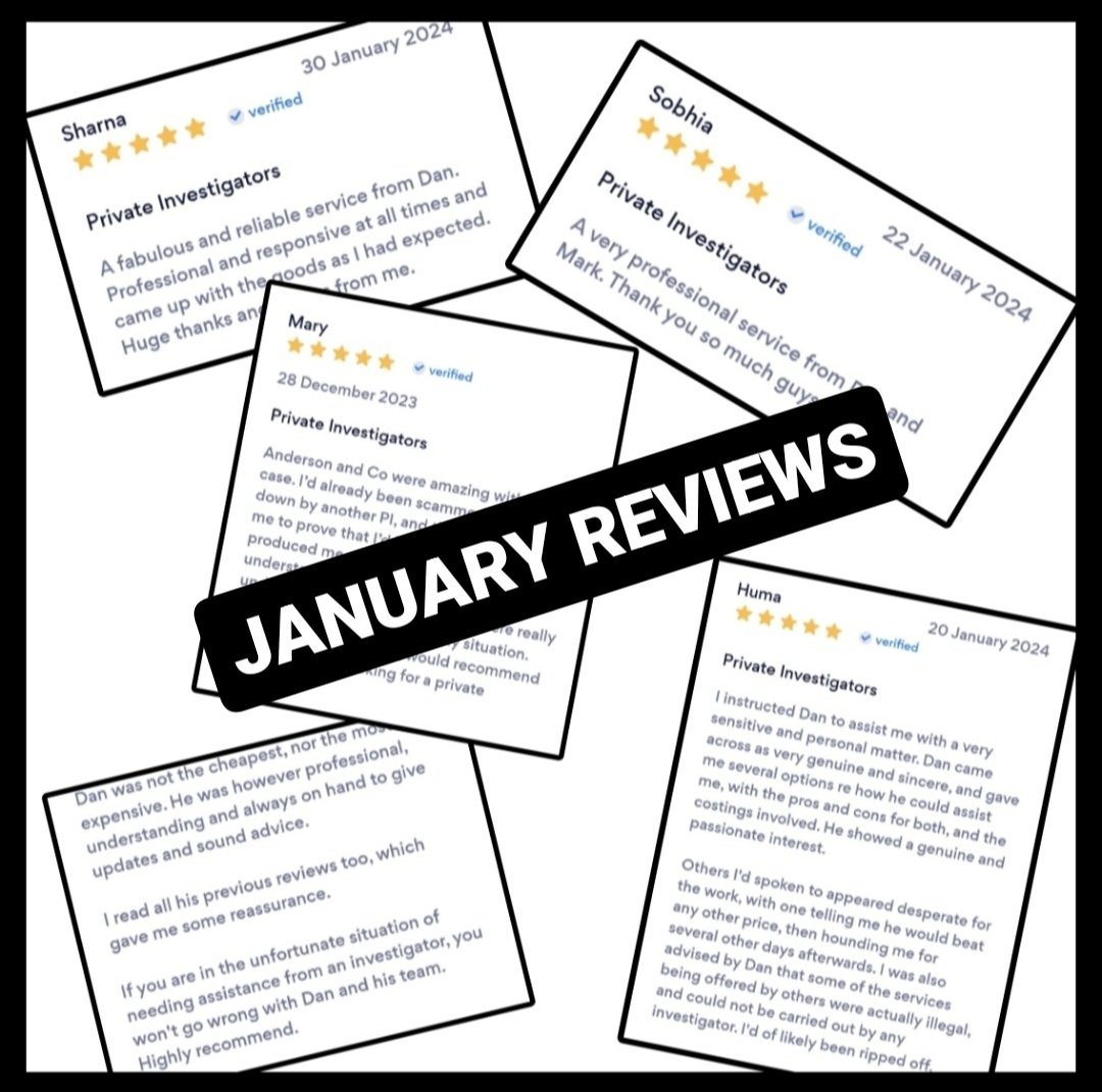 X is by far our least effective and viewed social media platform.

However, for the sake of SEO, here's a post.

#privateinvestigator #5star #Reviews #Birmingham #Manchester #London 

💻 andersonco.co.uk