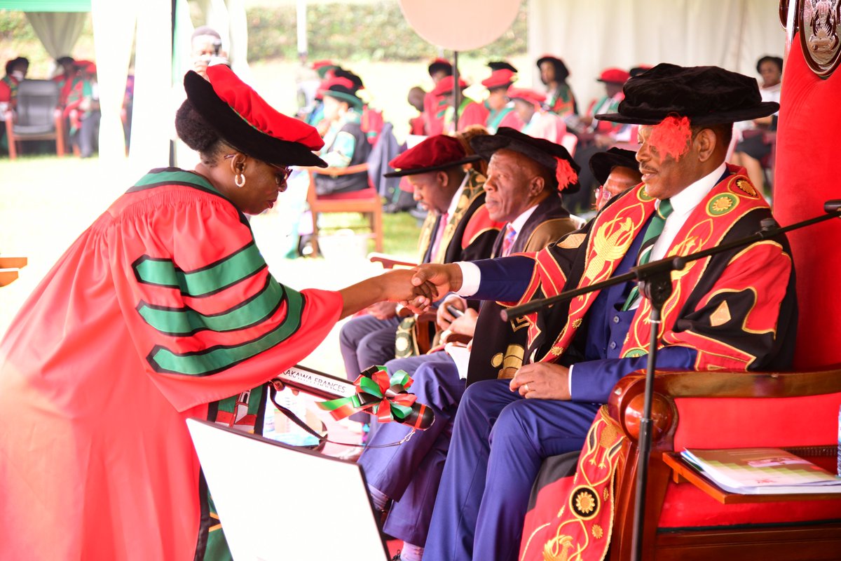 Makerere University (@makerere) on Twitter photo On today's occasion of the #Mak74thGrad, we had Chairperson of <a href="/Makerere/">Makerere University</a> Council -<a href="/MagaraLorna/">Lorna Magara</a> represented by <a href="/BruceKabaasa/">Bruce Balaba Kabaasa</a>. Graduands from <a href="/MakCAES/">Makerere University CAES</a> and <a href="/MaKCEES/">Makerere University CEES</a> were awarded degrees and diplomas including 27 #PhDs by Vice Chancellor <a href="/ProfNawangwe/">Barnabas Nawangwe</a> On today's occasion of the #Mak74thGrad, we had Chairperson of <a href="/Makerere/">Makerere University</a> Council -<a href="/MagaraLorna/">Lorna Magara</a> represented by <a href="/BruceKabaasa/">Bruce Balaba Kabaasa</a>. Graduands from <a href="/MakCAES/">Makerere University CAES</a> and <a href="/MaKCEES/">Makerere University CEES</a> were awarded degrees and diplomas including 27 #PhDs by Vice Chancellor <a href="/ProfNawangwe/">Barnabas Nawangwe</a>