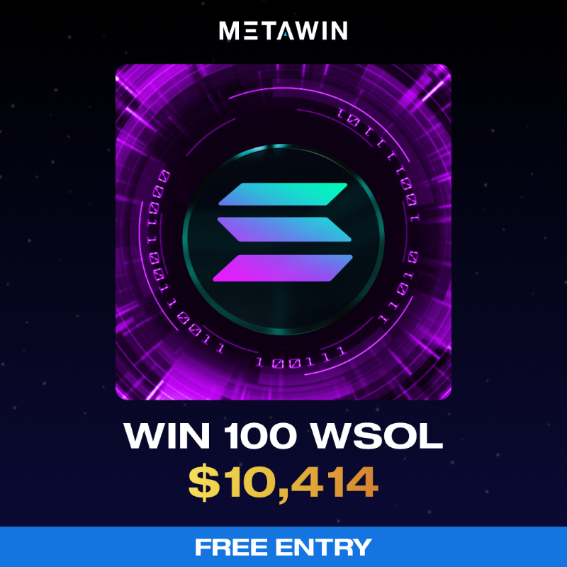MetaWin's tweet photo. INJ, USDC, ETH, SOL - we have it all!

Pick your favorite &amp; enter for your share of $200k+ in daily Crypto prizes! 

Grab your FREE ENTRIES today ➡️ https://t.co/B0IOH7JPYr
