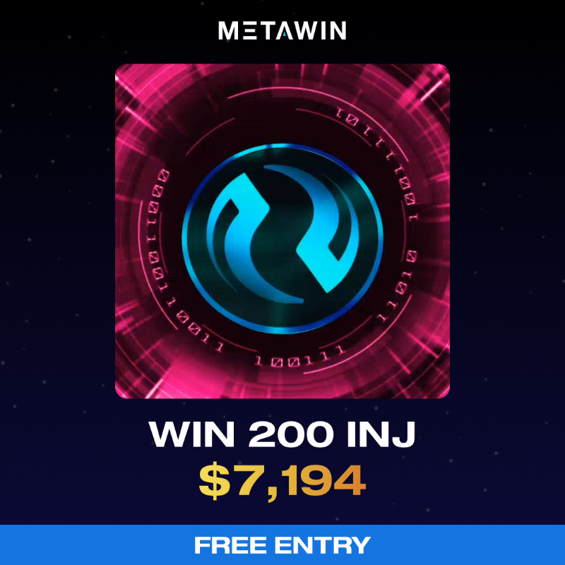 MetaWin's tweet photo. INJ, USDC, ETH, SOL - we have it all!

Pick your favorite &amp; enter for your share of $200k+ in daily Crypto prizes! 

Grab your FREE ENTRIES today ➡️ https://t.co/B0IOH7JPYr