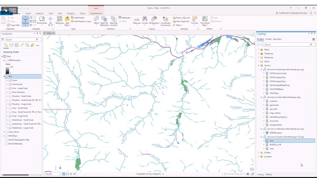 Want to use The National Map (TNM) web services in your own mapping application but are unsure where to start? We have you covered!

Watch our new training video to learn more: youtu.be/OI0yXqEXiEw

#USGS #TheNationalMap #GIS #geospatial #mapping #webservices