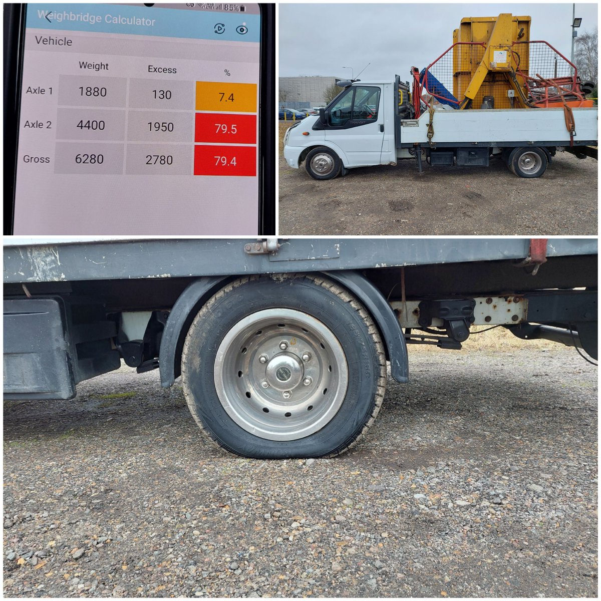 NSRAPT's tweet image. #RCRT working with #CVU and @EnvAgencyAnglia in #Ipswich today stopped this vehicle carrying scrap metal, that was visibly buckling under its own weight, found it to be nearly 80% above its maximum gross weight #prohibited and driver issued with fines #TORs @SuffolkPolice