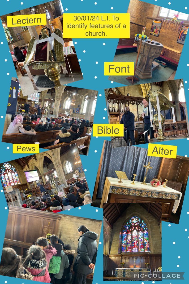 MarshfieldPS's tweet photo. Year 1 had an amazing visit to St. Oswald's Church. Huge thank you to Rev. Derek. We learned lots about the features of a church. #MPSRE #CarltonEdge #Respect https://t.co/Fssv5Ywdvj