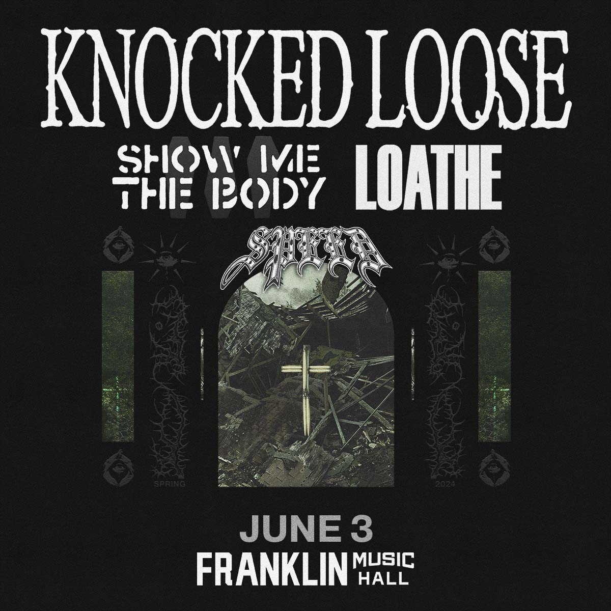 franklinmhall's tweet photo. Also screaming bc HOLY SHOOT @knockedloose is coming through on June 3rd. Tickets go on sale this Friday at 10am! https://t.co/t1YWsgsWkx
