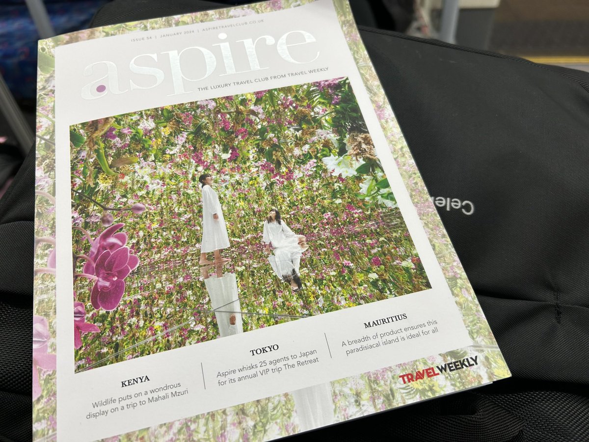 Catching up on latest luxury travel news! A particularly gorgeous edition of the Aspire Magazine - Bravo 👏🏻<a href="/Hollierae_tw/">Hollie-Rae Brader</a> @ericagracebush #Aspire #CelebrityLovesAgents