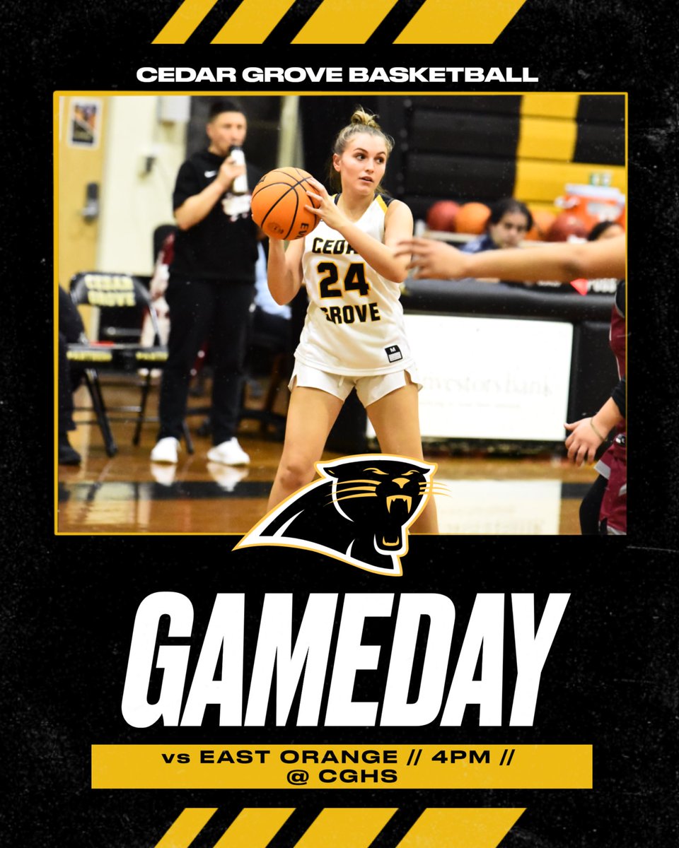 CGHS_Athletics's tweet photo. 🚨GAMEDAY🚨

🏀Girls Basketball🏀
🆚 | East Orange
⌚️ | 4pm 
📍 | CGHS

🏀Boys Basketball🏀
🆚 | Newark Academy
⌚️ | 4pm
📍 | Newark Academy

🤼Wrestling🤼
🆚 | Bloomfield Tri
⌚️ | 4:30pm 
📍 | Bloomfield HS

Come out and support!! #LetGoPanthers https://t.co/muMkAjJjwo