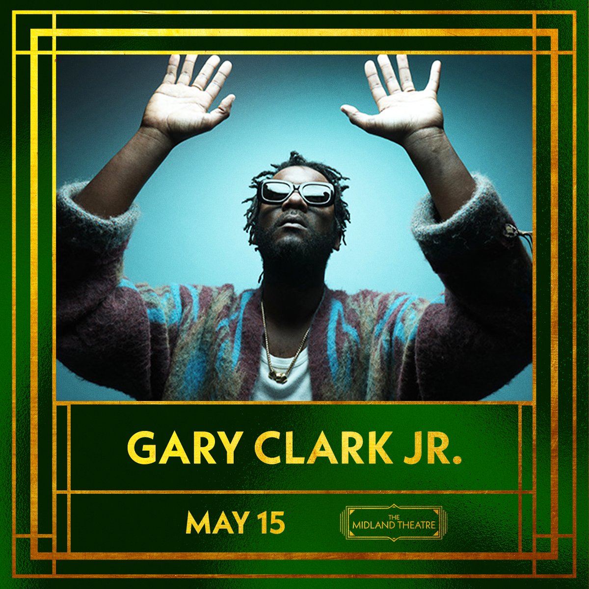 themidland's tweet photo. JUST ANNOUNCED

@garyclarkjr comes to The Midland Theatre on May 15. Tickets on sale this Friday at 10 a.m. https://t.co/Cb76iFH1GV