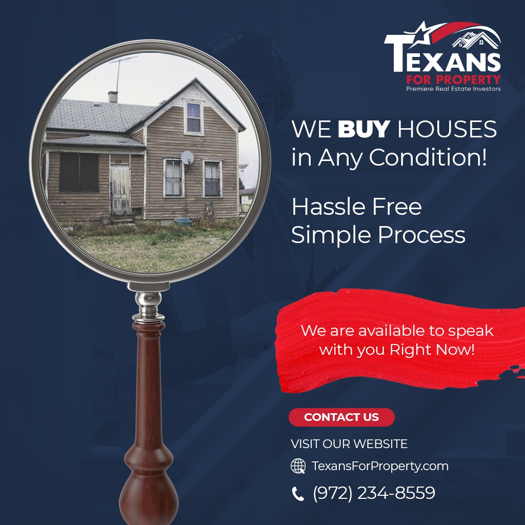 Texans4Property's tweet photo. We buy houses in any condition, providing a hassle-free and simple process. 🏘️

Don't wait, contact us now to explore your options!

🌎 https://t.co/3Ahog2cg1S

#TexansForProperty #RealEstateExperts #InvestingInHomes #RealEstateTexas #DallasTexas #Texas #Dallas https://t.co/cn1WodRgUG