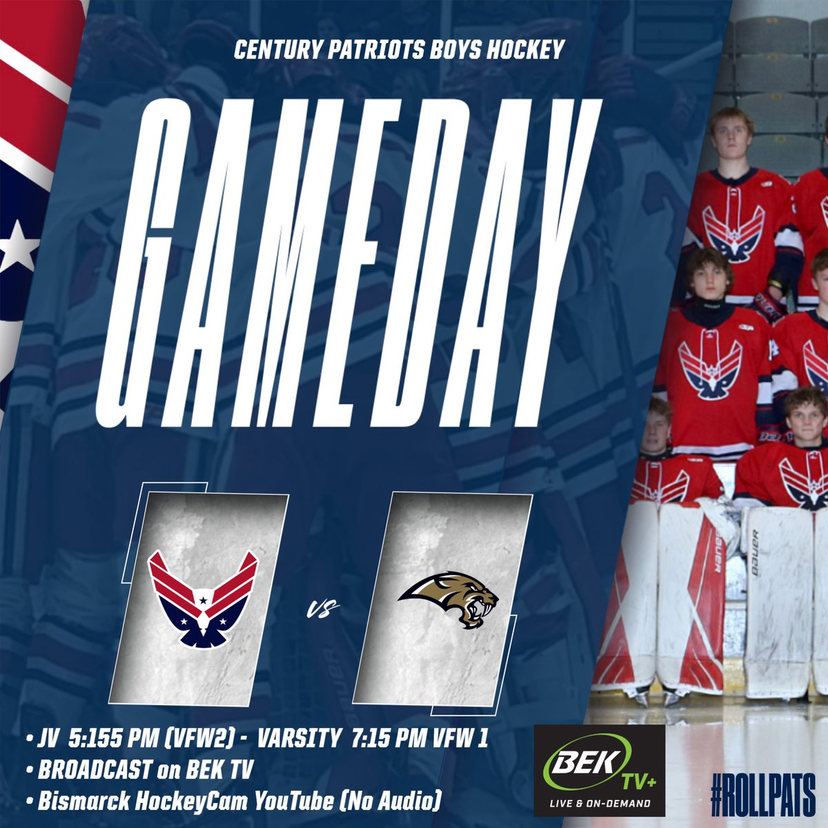 chspuck's tweet photo. Be sure to catch the action and the call of the game on BEK TV.
Check https://t.co/umS1lsjvDE for channel listings or APP download guide! https://t.co/fYNjW6bF9a