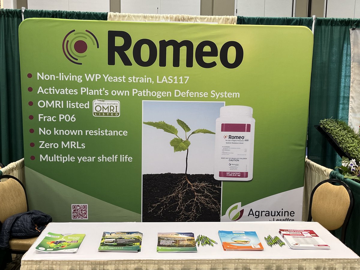 Our NEW Technical Sales Manager, Bond McInnes, is at the Mid-Atlantic Fruit and Vegetable Convention in Hershey, PA. Stop by Booth #155 today through Thursday to say hello and learn more about Romeo!