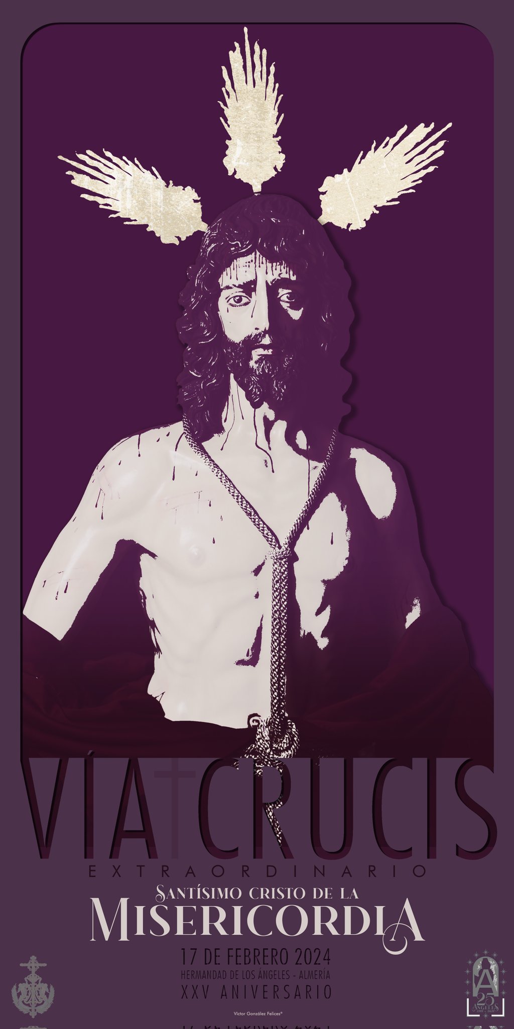 Todos los Datos del Vía Crucis Extraordinaria del Cristo de la Misericordia. Almería 17 de Febrero del 2024