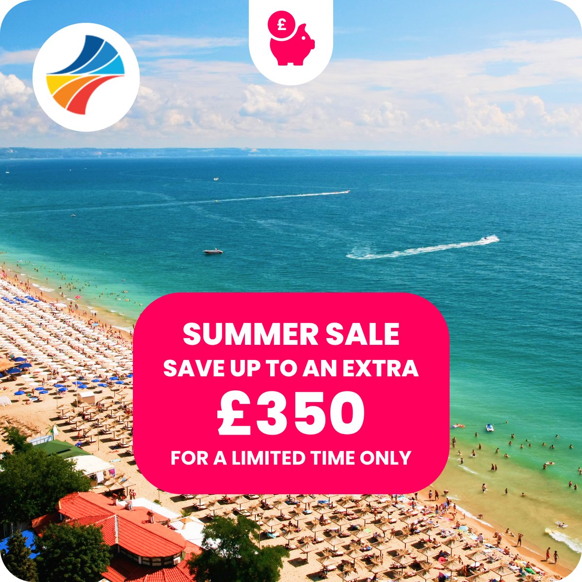 🌟 With our Our Spectacular Summer Sale you can SAVE UP TO AN EXTRA £350 on summer holidays to Bulgaria, Malta, Northern Cyprus, Croatia, Slovenia and Montenegro! 🥰 🔥 Book now and save BIG: bit.ly/3UdXo4q