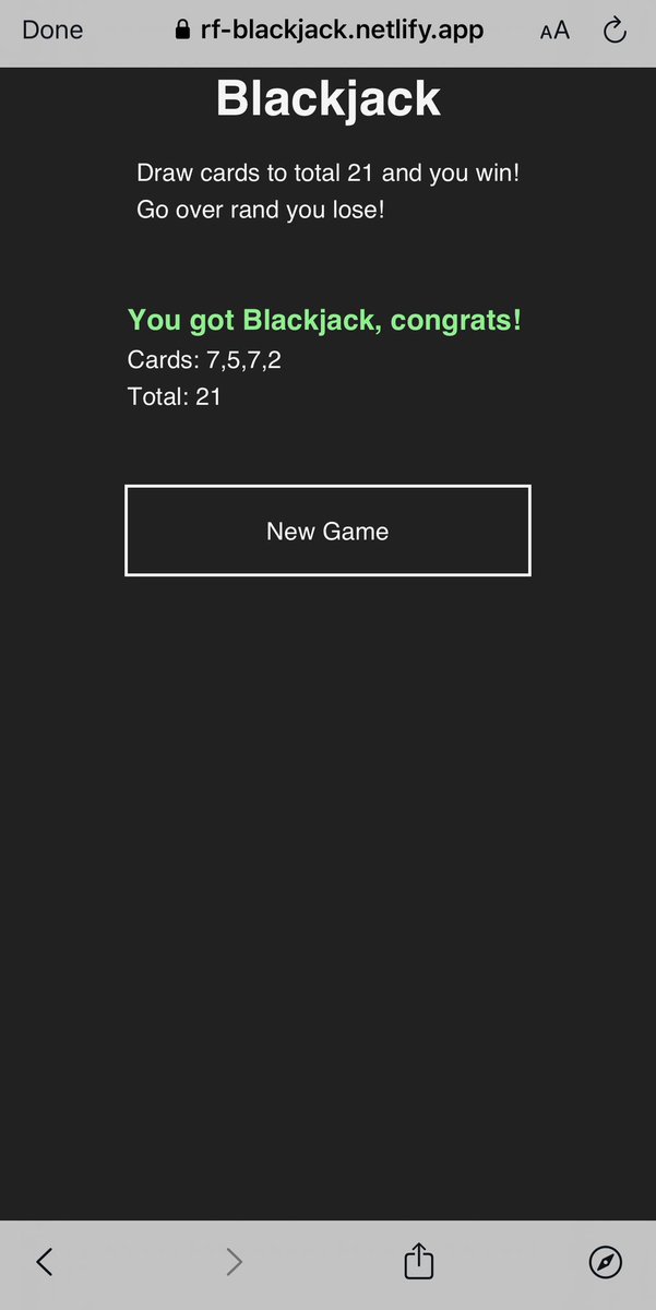 cthomas1211's tweet photo. @ryandotfurrer dude, I’m loving this #blackjack game you’ve built. #SimplicityFTW! #Nerdgasm!
https://t.co/H6jLkLMxt1 https://t.co/0jkZgZRYw7