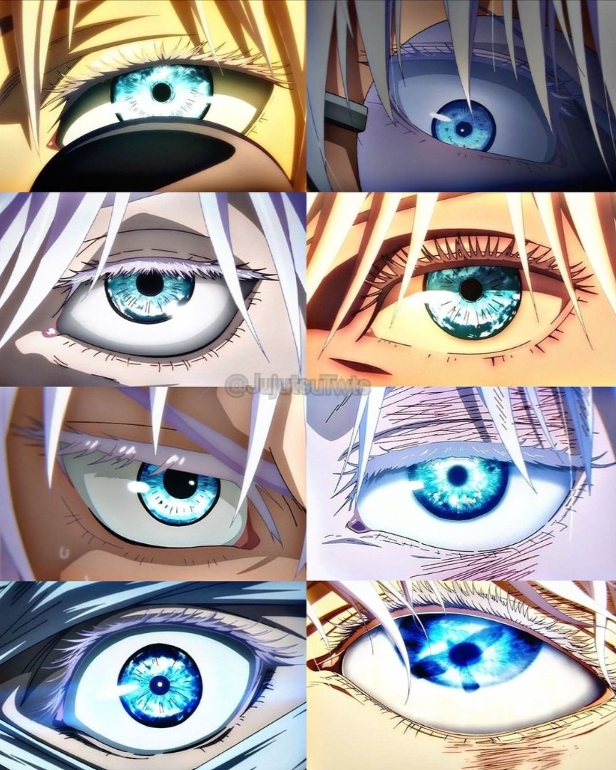 AnimexTwts's tweet photo. Gojo has the most beautiful eyes in anime https://t.co/sVURToUKZW