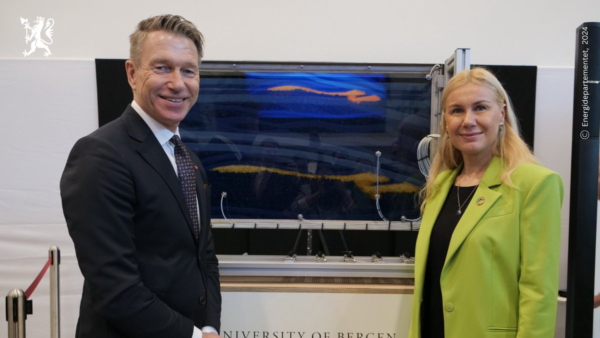 🇳🇴 Minister Terje Aasland and 🇪🇺Commissioner @KadriSimson today participated on a CCS seminar organised by @EFTAsecretariat and @eftasurv, which included a live demonstration of CO2 injection from @UiB🌎 Norway values our close partnership with the EU in the energy transition🤝