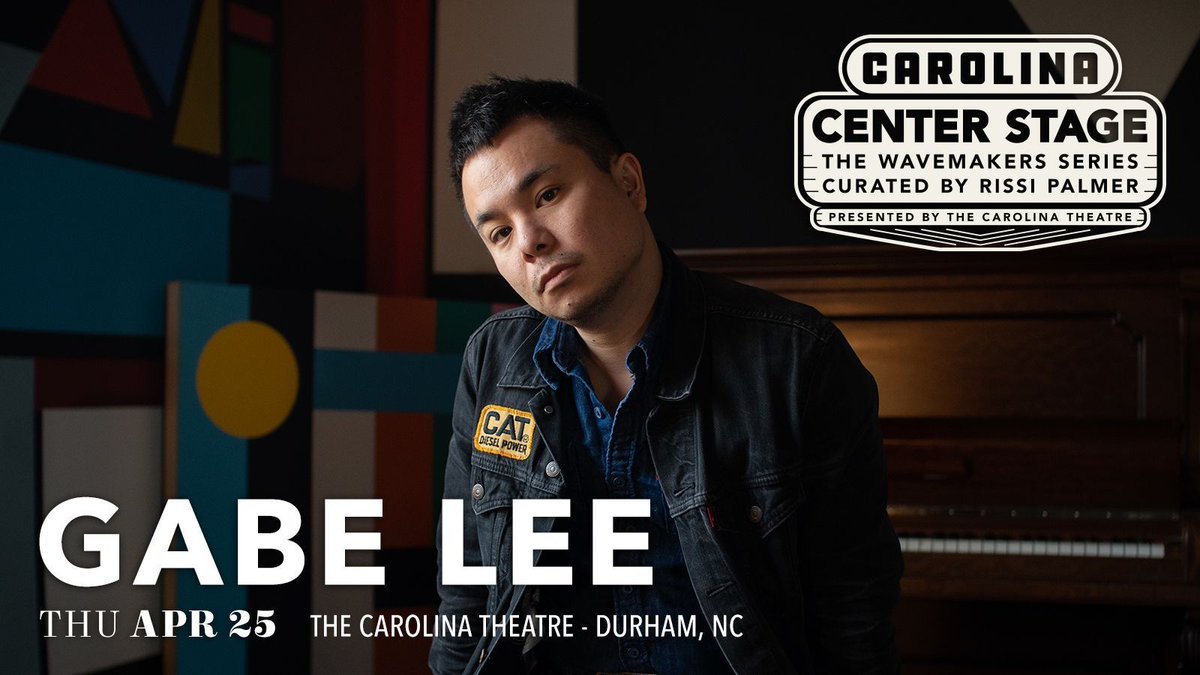 Gabe Lee (<a href="/mistergabelee/">Gabe Lee</a>) performs at the Carolina Theatre on April 25 as part of our Center Stage: The Wavemakers Series, curated by Rissi Palmer (@RissiPalmer). 

🎟Tickets available at the box office and online at ctdurham.org/gabelee.
