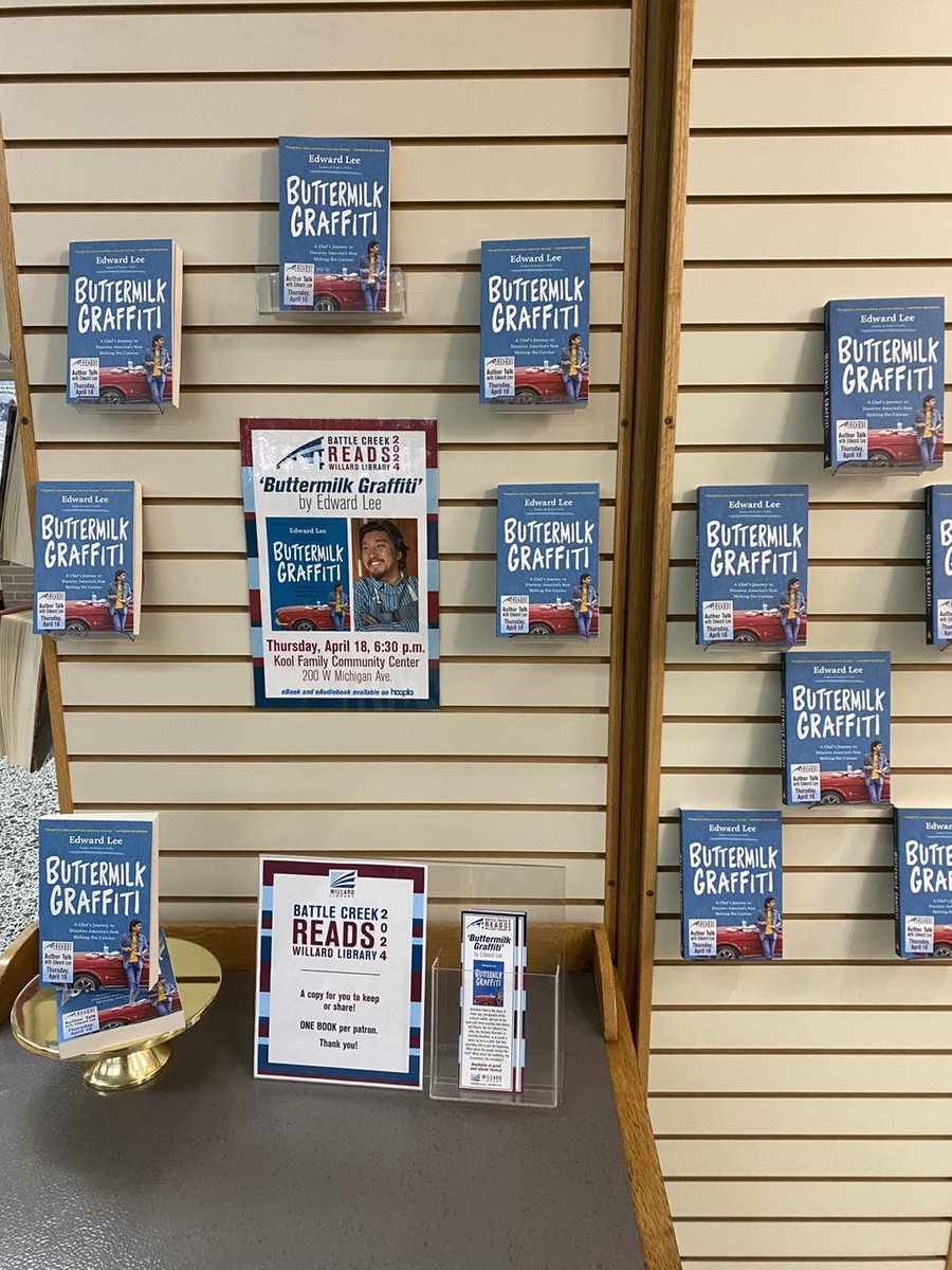 Your personal copy of the 2024 Battle Creek Reads title, “Buttermilk Graffiti” is waiting for you! Stop by either library location and pick up a copy to keep or to share; one per person while supplies last. #BattleCreekRead #ButtermilkGraffiti #communityread #community #read