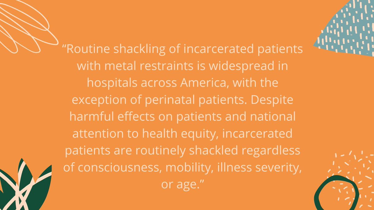 A #HumanRights initiative resulted in a novel policy change to increase advocacy for #incarcerated patients @ Boston Medical Center. @nsbedi @nishacmathur @judywangworks @sondracrosby16 @georgejannas @BUSPH @CLER_BUSPH @TheBMC @BUMedicine @BU_Tweets buff.ly/3vGNxtH (1/2)