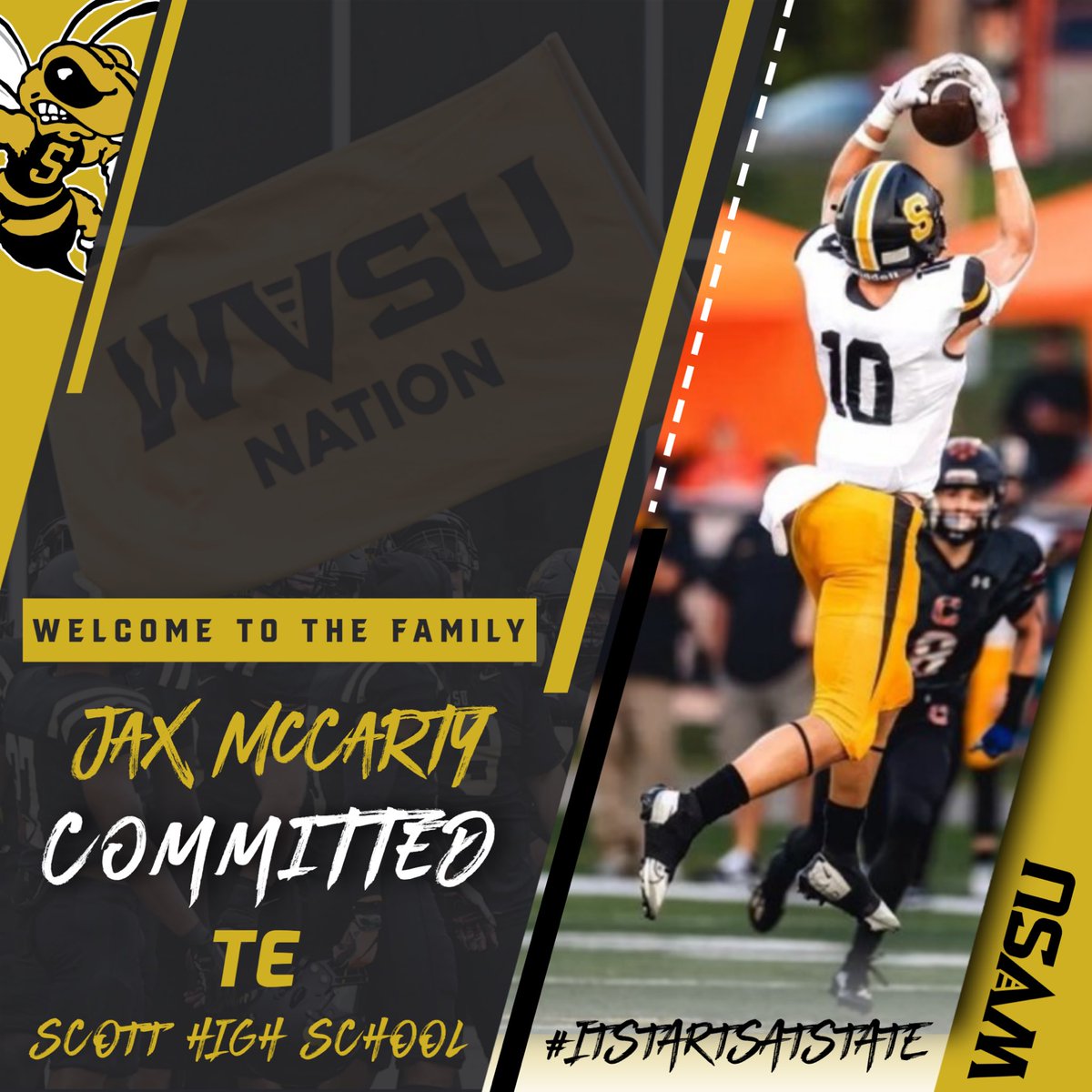 Jax McCarty (@jaxmccarty_) on Twitter photo The Black and Gold remains, 100% Committed!! 🖤💛
<a href="/CoachPenn/">John Pennington</a> <a href="/CoachBMac_03/">Ben McCallister</a> <a href="/coachbuckle/">B.J. Buckle</a> The Black and Gold remains, 100% Committed!! 🖤💛
<a href="/CoachPenn/">John Pennington</a> <a href="/CoachBMac_03/">Ben McCallister</a> <a href="/coachbuckle/">B.J. Buckle</a>