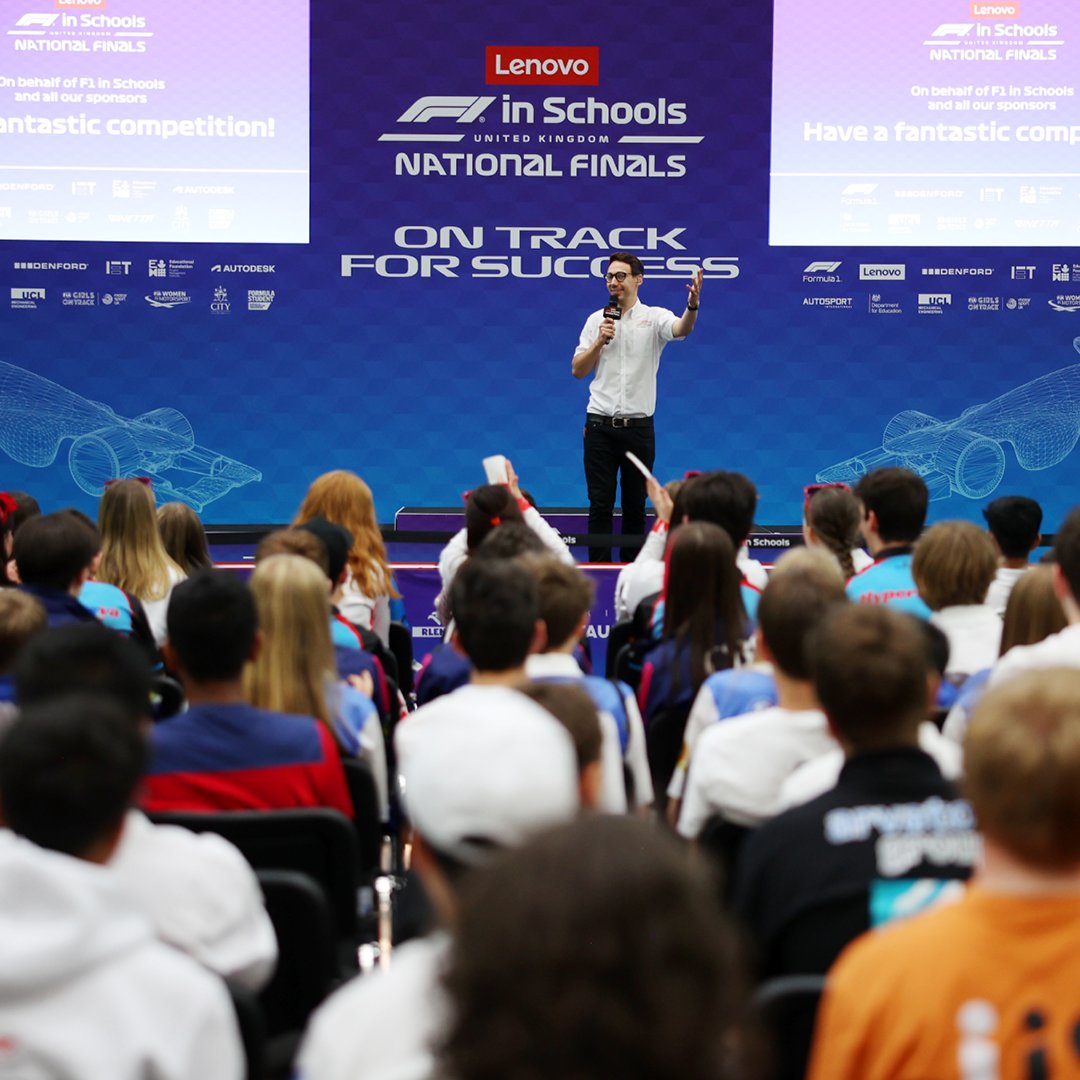 There’s just a few weeks to go until the @@lenovo_UKI F1 in Schools 2024 UK National Finals! We can’t wait to see our friend Tom Deacon welcoming our fantastic teams to our biggest UK event 🤩 If you’re not competing, book your free tickets at ow.ly/u4yh50QvSWR