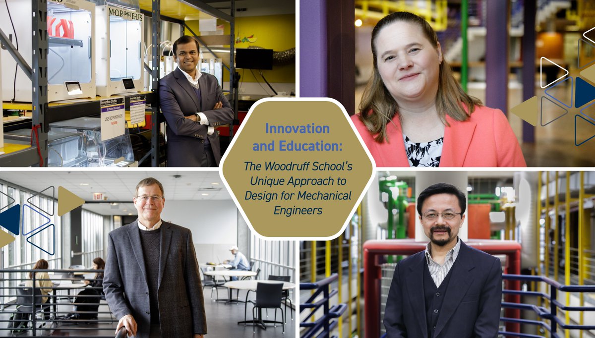 MEGeorgiaTech's tweet photo. The Woodruff School continues to position itself on the vanguard of innovation, where design is not just a tool but a guiding principle.
Learn more about the leaders in the Woodruff School 
championing this intersection of design and innovation.

https://t.co/FBnOwknWO9 https://t.co/pY4SnK2SCU