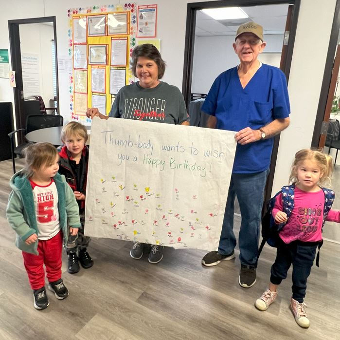 CornerstoneCAA's tweet image. Just another day at Mulberry @HeadStartgov  Center in #DecaturTX  where we take our birthday celebrations very seriously!  Last week, the children and staff went all out to make Mr. Chop's birthday unforgettable! 🎉
@NatlHeadStart