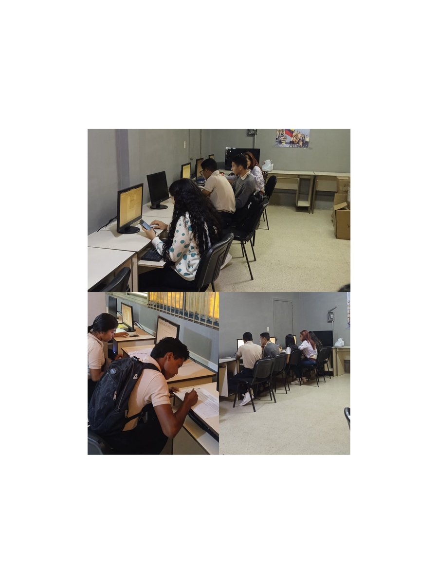 CarapaicaL312's tweet photo. Estudiantes de 6to año, realizando su síntesis Curricular para realizar sus pasantías, en el CBIT Hugo Chávez II https://t.co/bQONN6zjAv