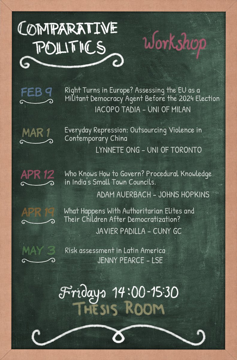 The Spring 2024 CPW schedule is out! 
Joing us for some great discussions in person on Fridays at 2 PM <a href="/GC_CUNY/">The Graduate Center</a> <a href="/GC_PoliSci/">GC PoliSci Program</a>  in Midtown Manhattan! 

Join us and build community around political science research. Drinks and refreshments are served.