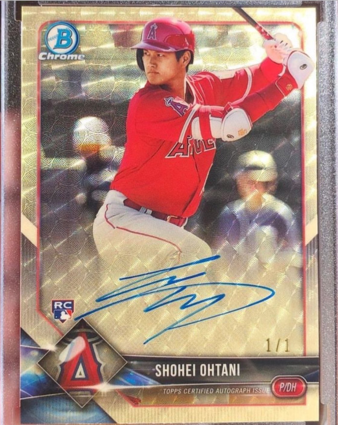 その他 Shohei Ohtani 2018 Bowman Chrome Rookie 2018 Bowman Chrome Batting Shohei Ohtani ROOKIE #1 PSA 9