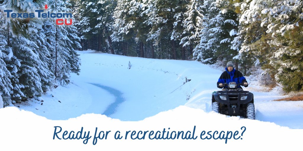 textelcu's tweet photo. Ready for a recreational escape? Texas Telcom CU has your ticket to adventure! 🚀🌲 Our Recreational Loans make it easy to explore the great outdoors. Get started on your next journey.

Learn more here: https://t.co/rMu5q1sfa4

#TexasTelcomCU
#LoveTexas https://t.co/sjWEFMVSzf