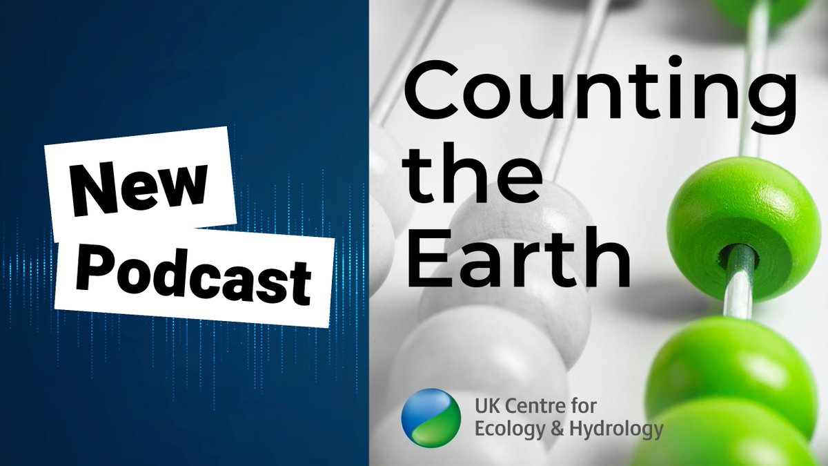 🌍 Join us to explore the numbers behind nature in our new #CountingTheEarth podcast series! 

🌱Journalist Sue Nelson and UKCEH’s Alice Hope unpack the stats surrounding climate and biodiversity, and tally up the contributions nature makes to our lives ceh.ac.uk/news-and-media…